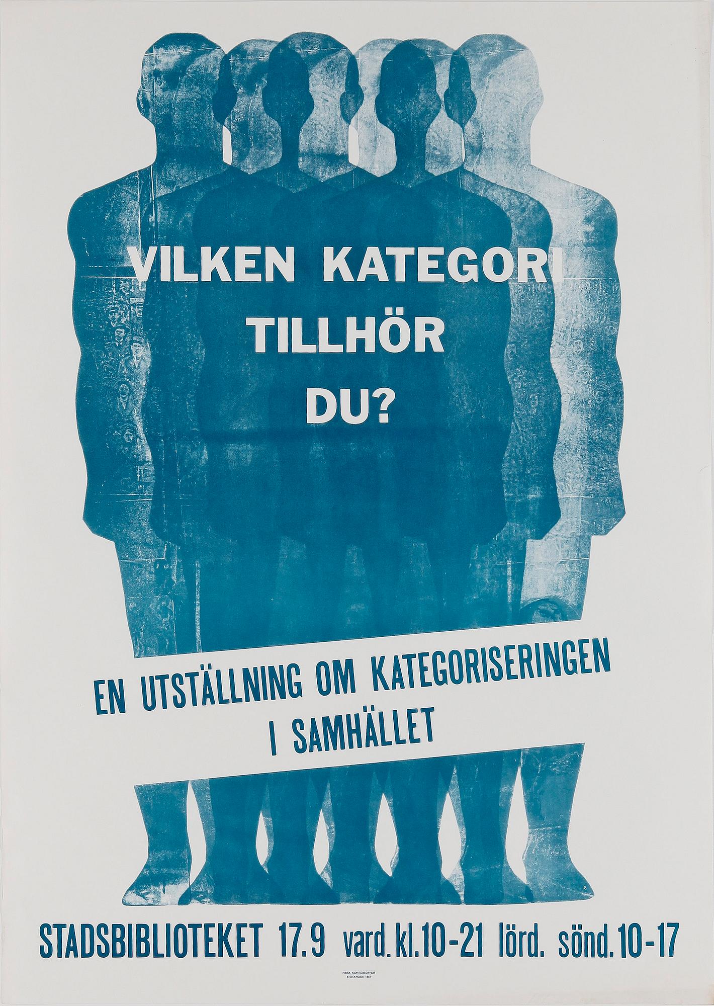 POLITISKA AFFISCHER, 7 st, varierade trycktekniker, 1968-1979.
