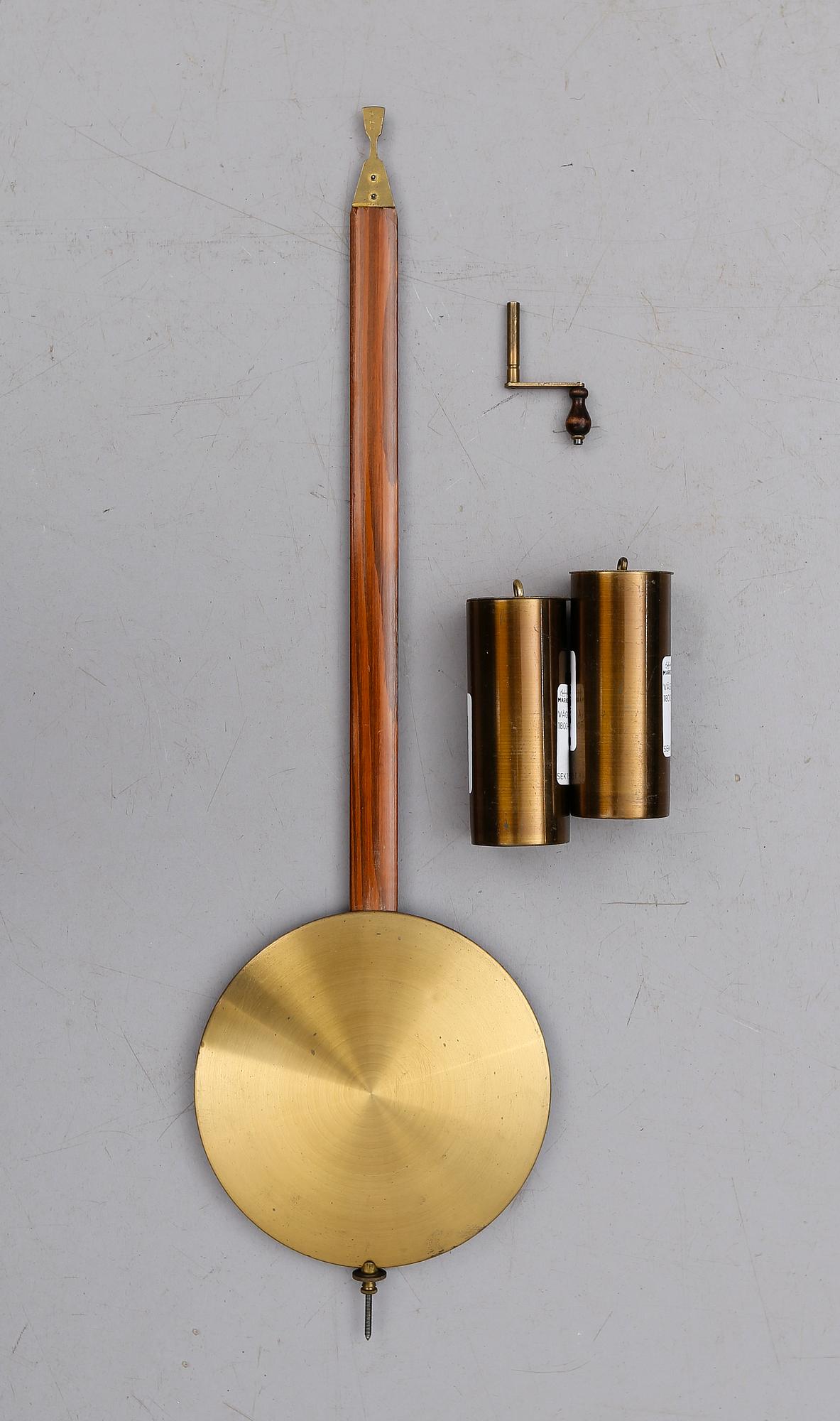 VÄGGPENDYL, s k lodur, 1800-talets andra hälft.