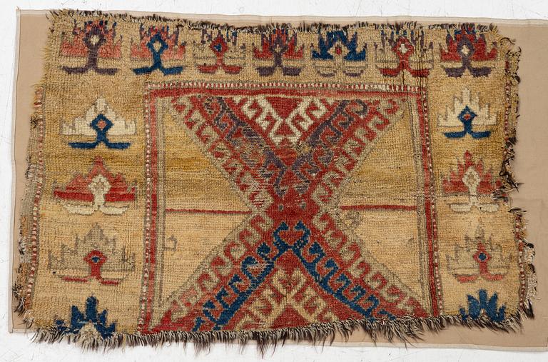 A mid 19th century Cappadocia fragment, c.120 x 76 cm.