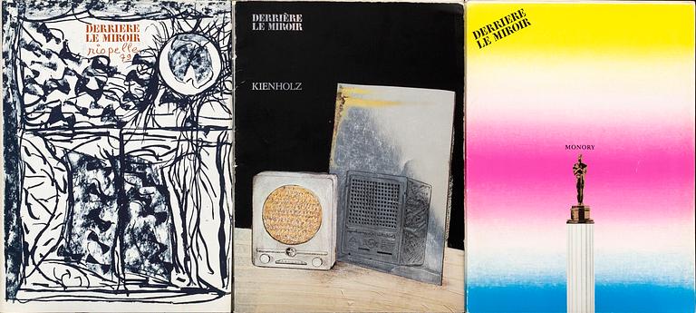 TIDSKRIFTER / BÖCKER, Derriere Le Miroir, 13 vol samt XXe Siècle, 4 st.