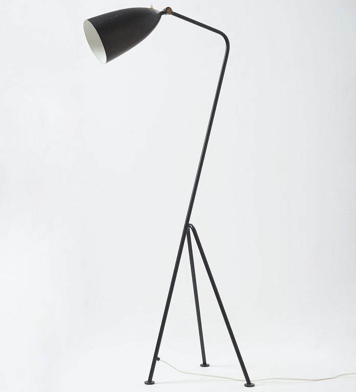 Greta Magnusson Grossman, a "G-33" (Grasshopper) floor light for Bergbom's, Malmö, Sweden 1950's.