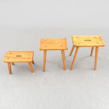 PALLAR, 3 st, 1900-talets andra hälft.