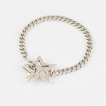 Chanel, bracelet, sterling silver.