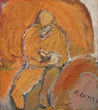 514. Evert Lundquist, "Sittande man" (Man seated).