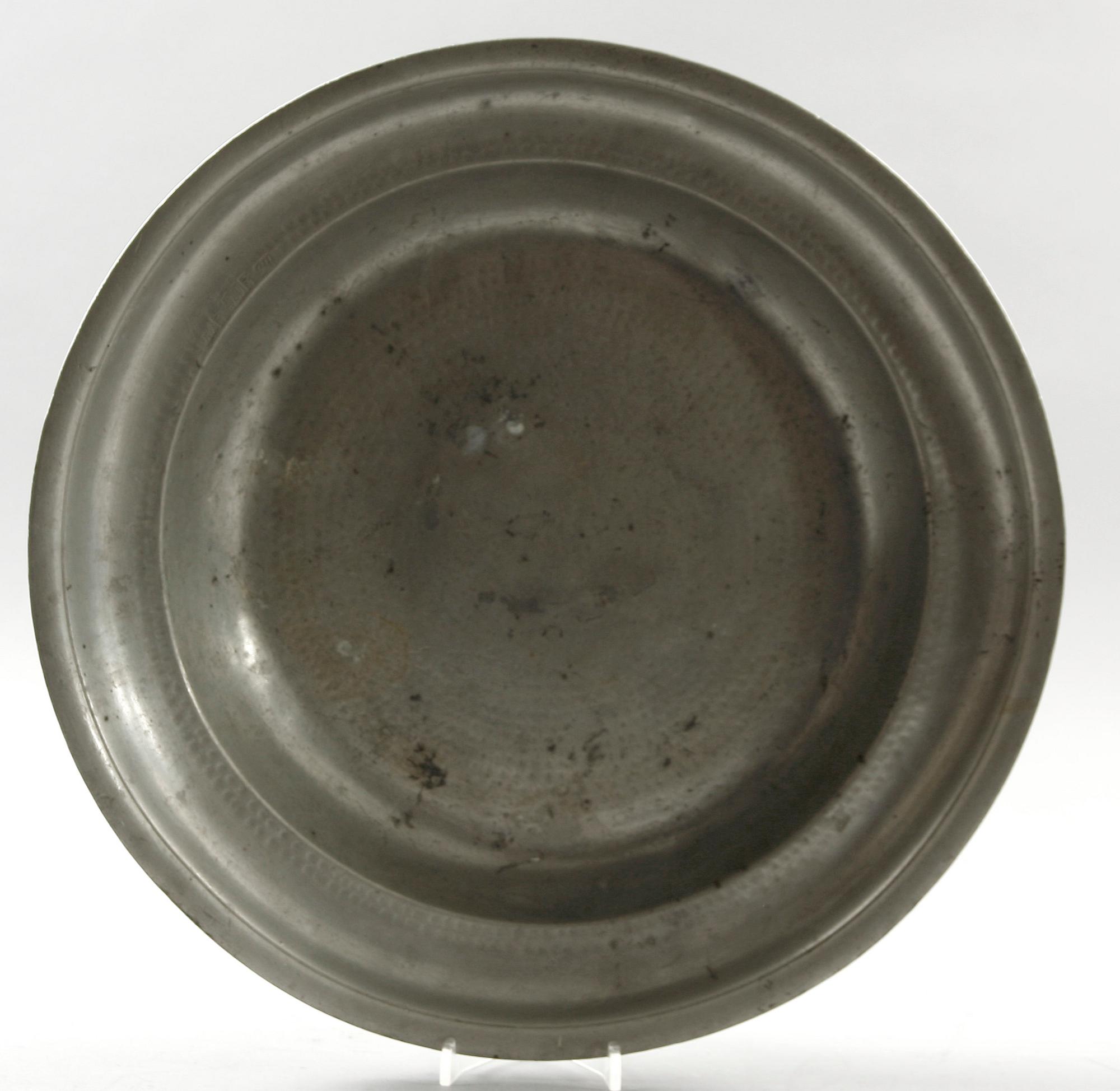 SKÅLFAT, tenn, Gustaf Frederic Wigholm (1804-1849), Eskilstuna, 1833.