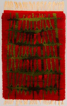 Eija-Annikki Vesimaa, a Finnish long pile rya rug model  for Friends of Finnish Handicraft. Circa 185 x 125 cm.