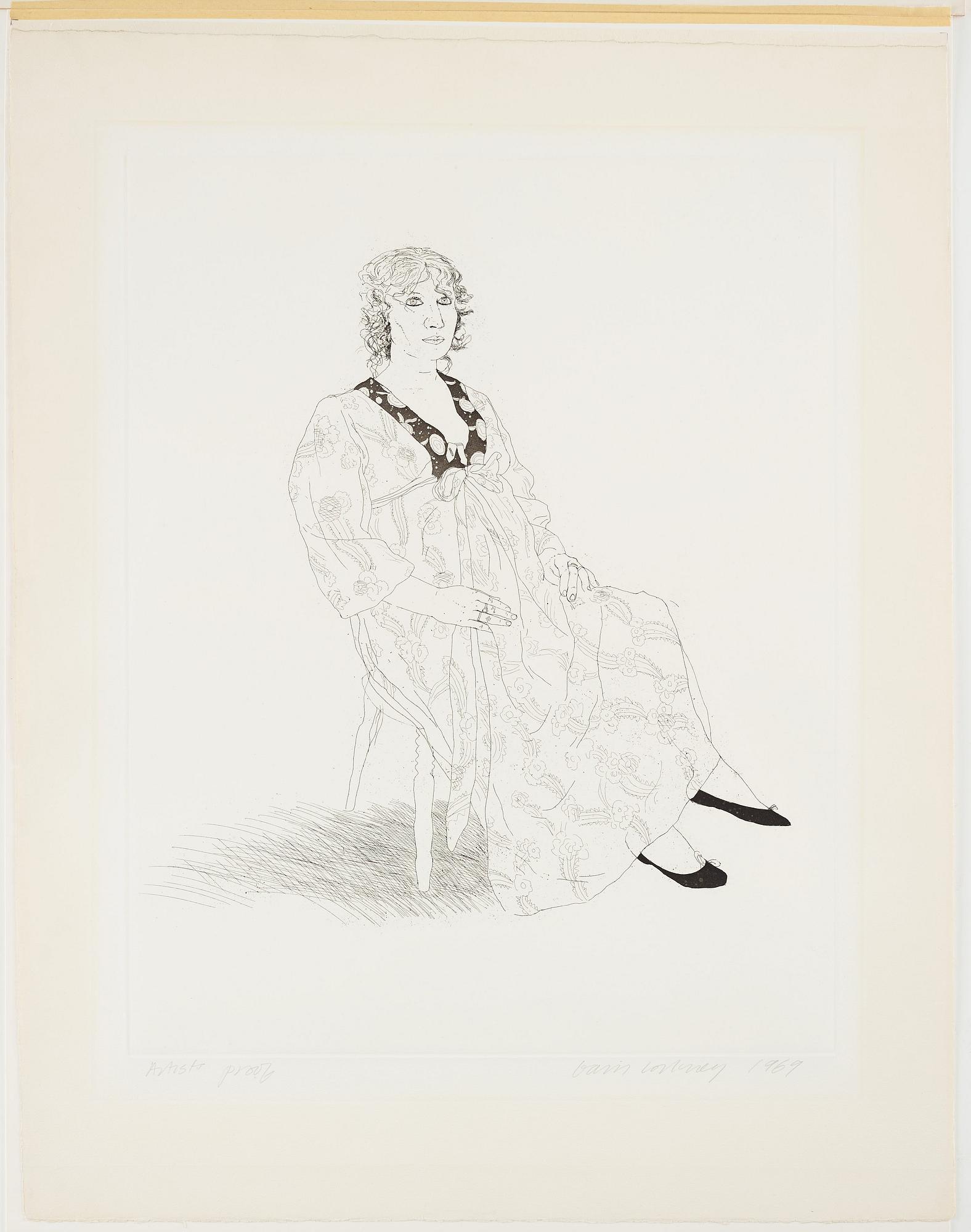 David Hockney, "Celia".