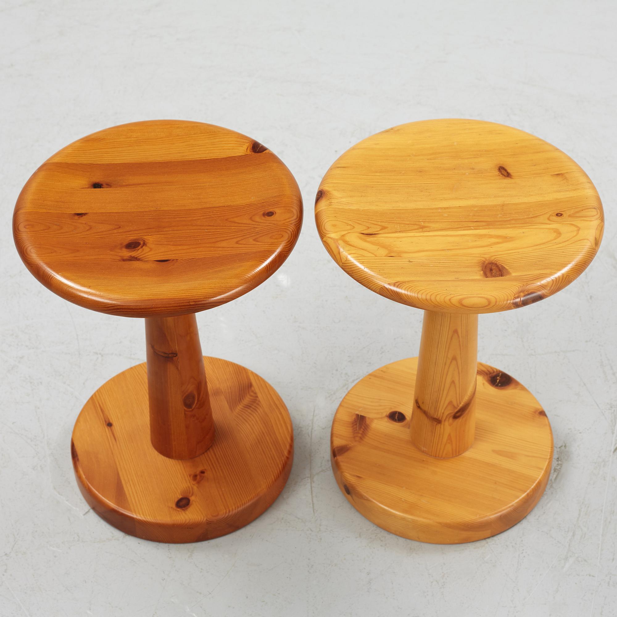 Pallar, ett par, 1900-talets andra hälft.