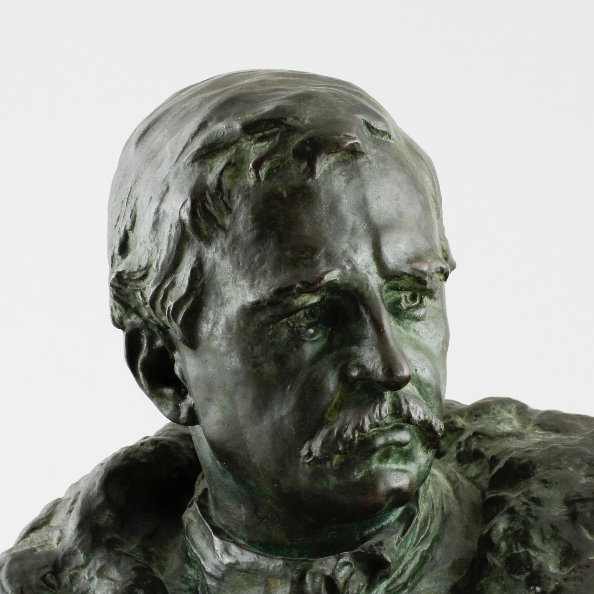 INGEL FALLSTEDT, a bronze sculpture, signed.