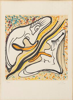 Salvador Dalí, 'Amplesso Allocinogeno (Hallucinogenic Emrace)', from 'Les Vitraux' (24 Temi dal Surrealissimo).