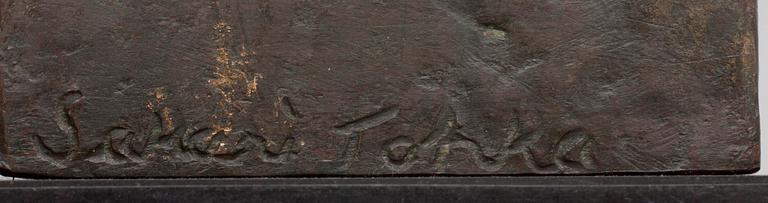 SAKARI TOHKA, skulptur, brons, signerad.