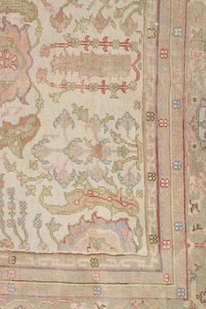 An antique Ushak carpet, West Anatolia, c. 486 x 391 cm.