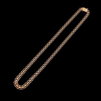 HALSBAND, 18 k, doserad X-länk, svenska stämplar.