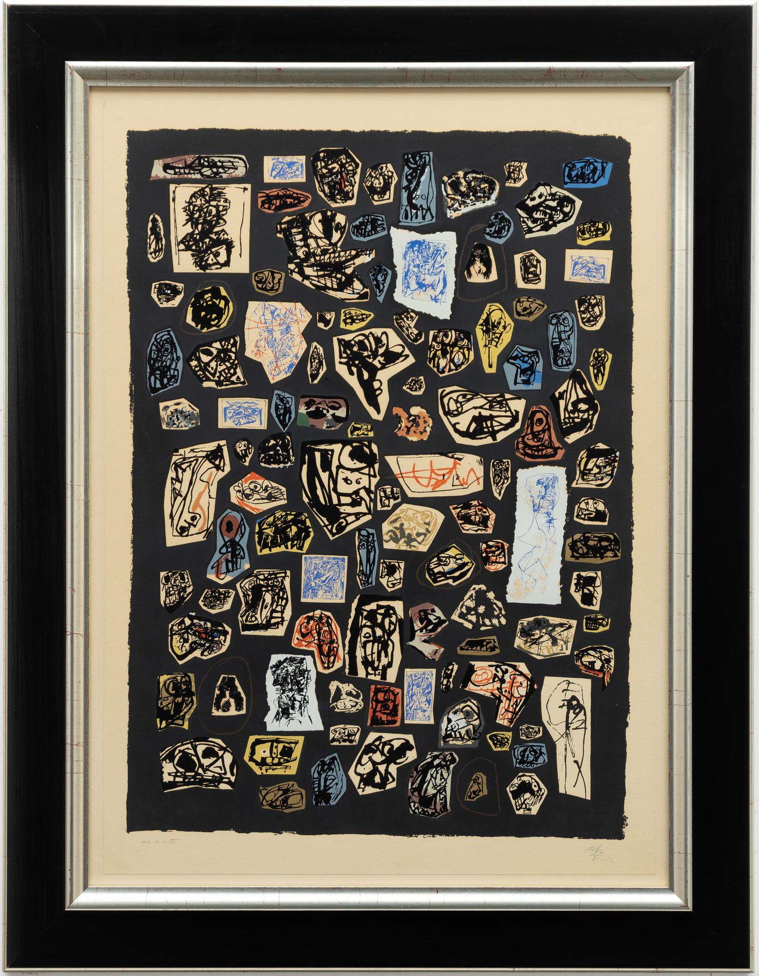 Antonio Saura, Untitled.