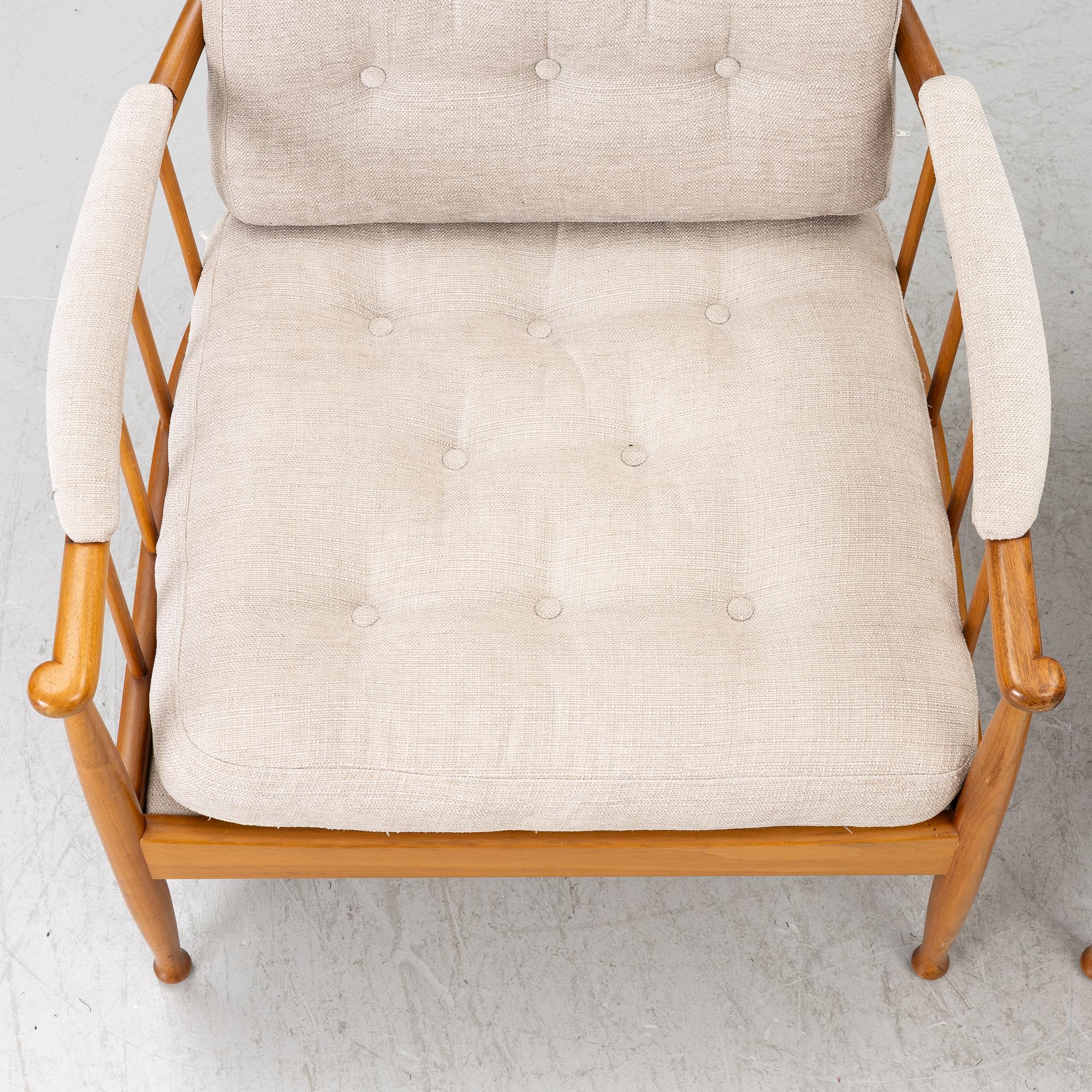 Kerstin Hörlin-Holmquist, A pair of armchairs, 'Skrindan', OPE möbler.