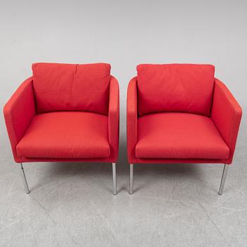 A pair of armchairs from Living Divani.