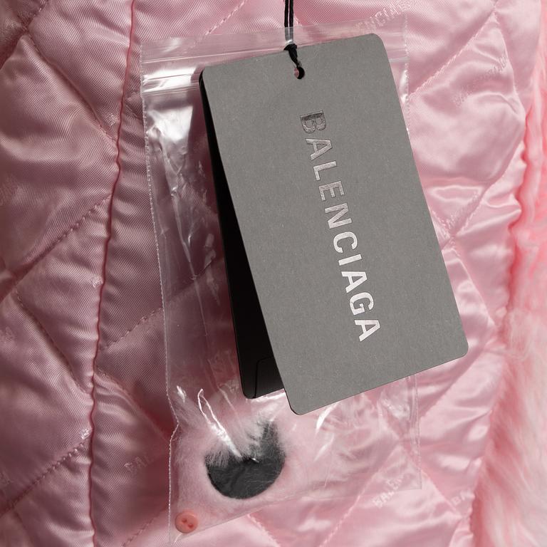Balenciaga, kappa, "Faux Fur Coat", storlek F34.