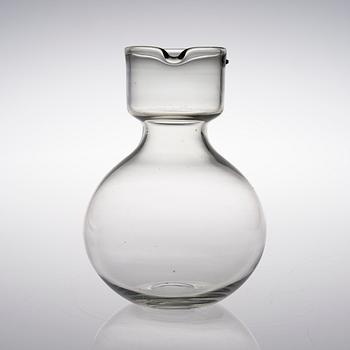 KAJ FRANCK, A DECANTER. The Bells of Kremlin. Signed K. Franck, Nuutajärvi Notsjö  -60 and -61.