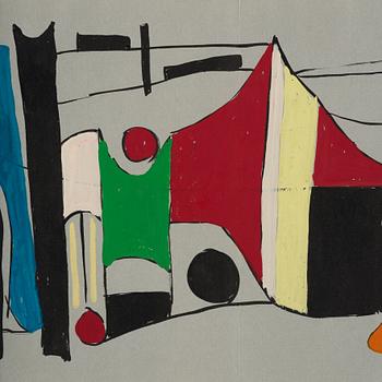 Olivier Herdies, "Peinture Mural II".