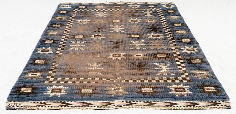 Märta Måås-Fjetterström, matta, rya, signerad MMF, ca 193 x 112 cm.