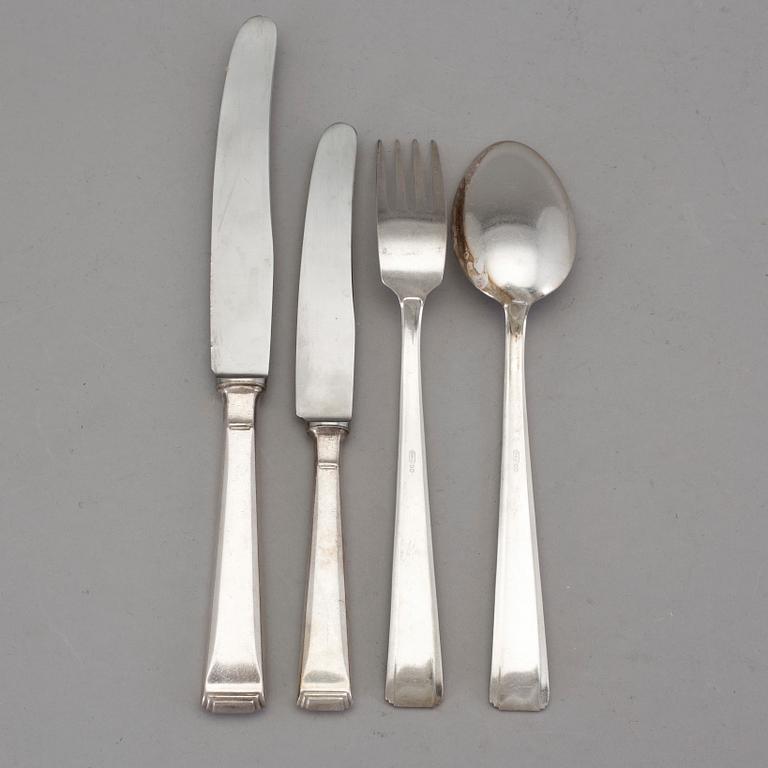 BESTICK, 144 delar, nysilver, Solingen Oka, Tyskland, 1900-talets mitt.