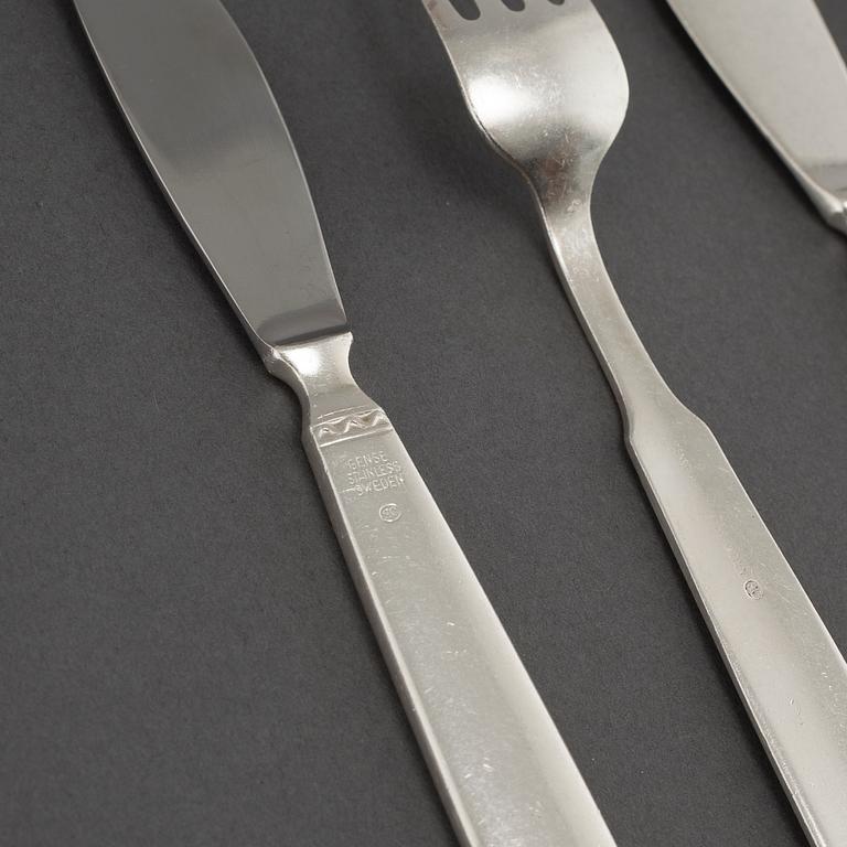 304 pieces of "Ranka" table ware, designed by Sven Arne Gillgren for Gense.