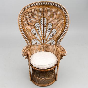 KORITUOLI, ns  "Peacock chair", 1970-luku.