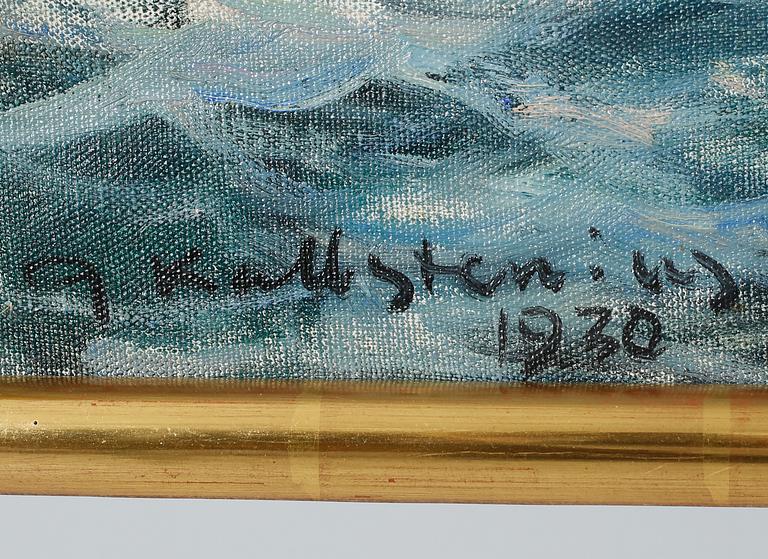 GOTTFRID KALLSTENIUS, oil on canvas, signed and dated 1930.
