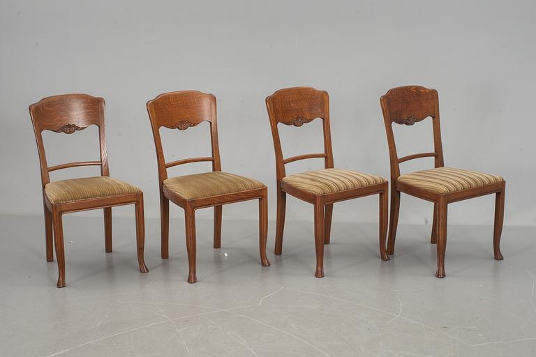 STOLAR, 4 st, jugendstil, 1900-talets första hälft.