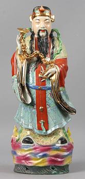 FIGURER, 3 st, porslin, Kina, 1900-tal.