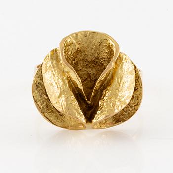 Theresia Hvorslev, ring, 18K gold, Lidköping 1988.