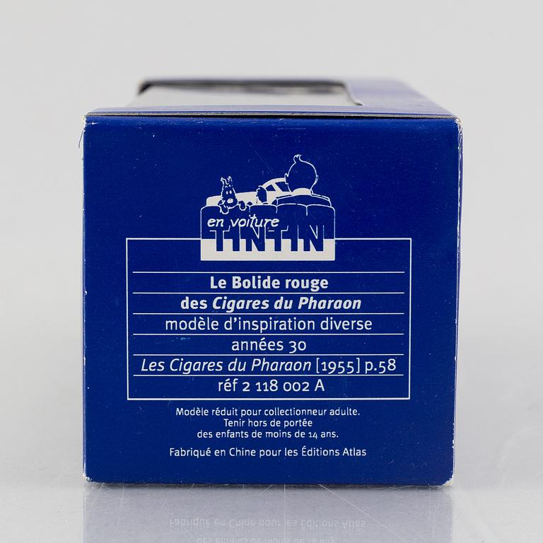 Leksaksbilar, 56 st, Tintin, Hergé-Moulinsart.