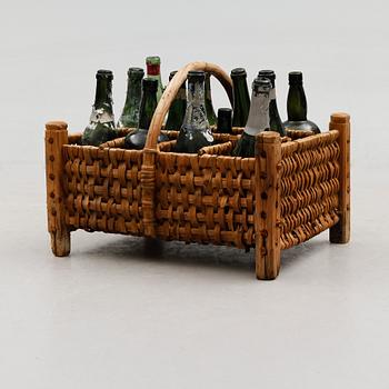 FLASKKORG, 1800-/1900-tal.