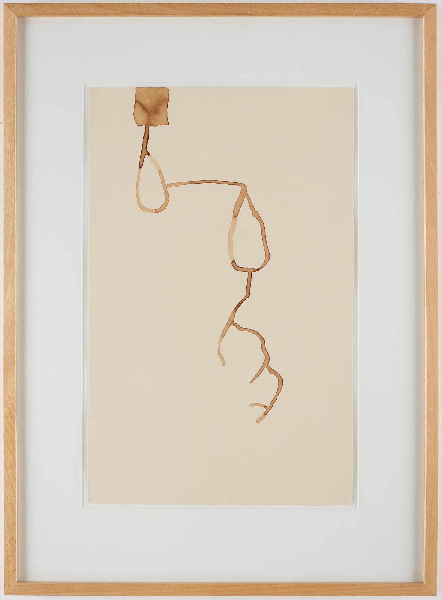 JAMES BROWN, drawing signed and dated 1988 on verso.