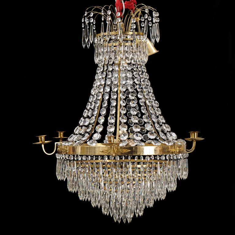 Ljuskrona, gustaviansk stil, 1900-tal.