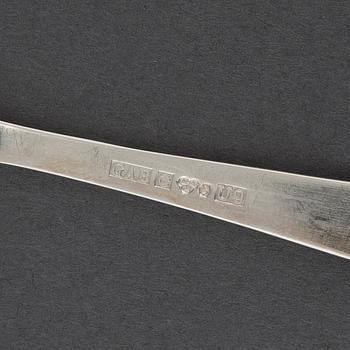 JACOB ÄNGMAN, bestickservisdelar, 48 st, silver, "Rosenholm", GAB, Eskilstuna, 1970.