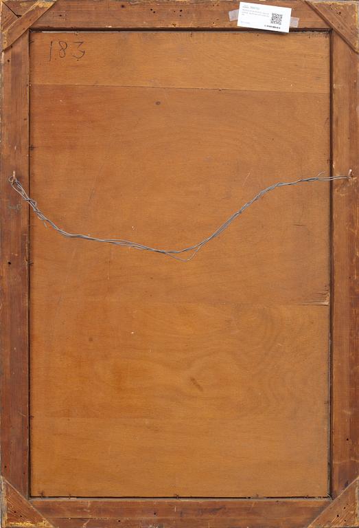 RÜDIGER WINTZEN, olja på pannå, signerad och daterad 44.