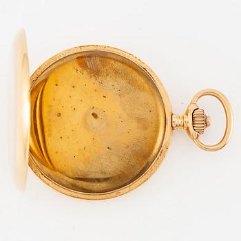 Longines, pocket watch, hunter, 52 mm.