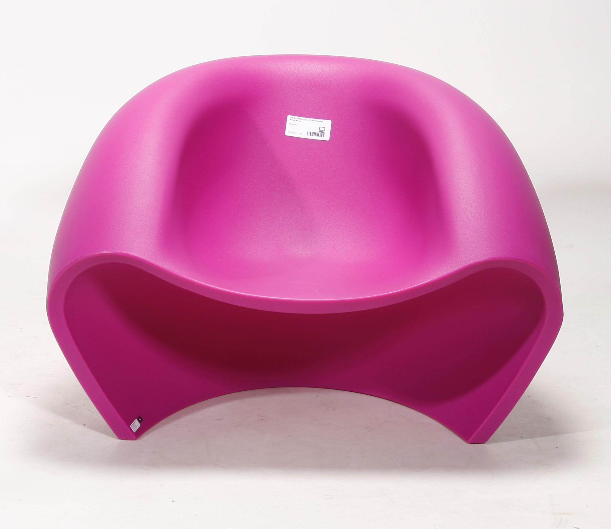 FÅTÖLJ, plast. "Lovely" design Marco Maran.