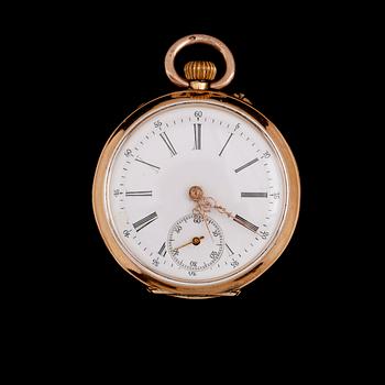 FICKUR, 18 k guld, 1900-talets första hälft.