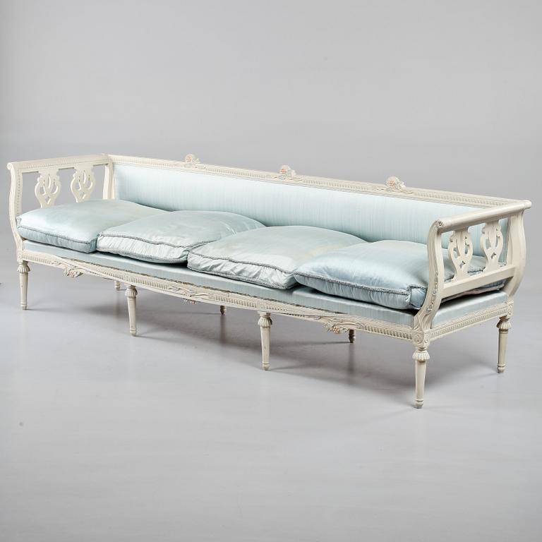 SOFFA, gustaviansk, sent 1700-tal.
