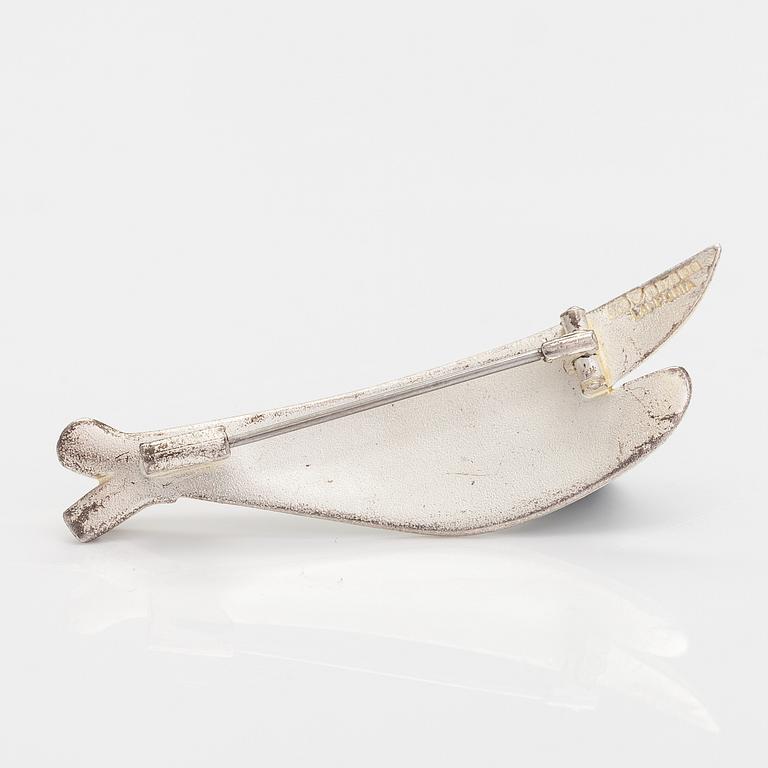 LAPPONIA, A sterling silver necklace, bracelet, brooch and earrings. 1984-87.
