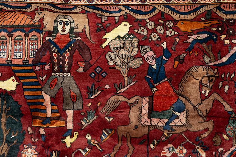 A Chahar Mahal va Bakhtiar carpet  ca 393 x 300 cm.