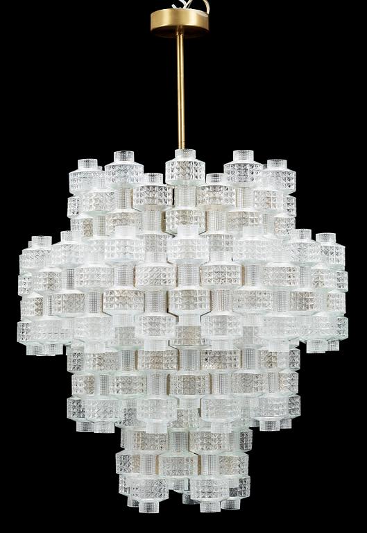 TAKLAMPA, Orrefors/Fagerhult, 1900-talets mitt.