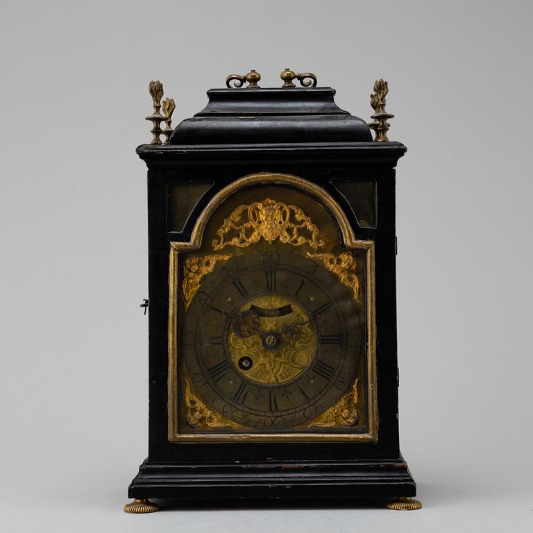 A German Mayrhoffer Egenburg 18th century bracket clock.