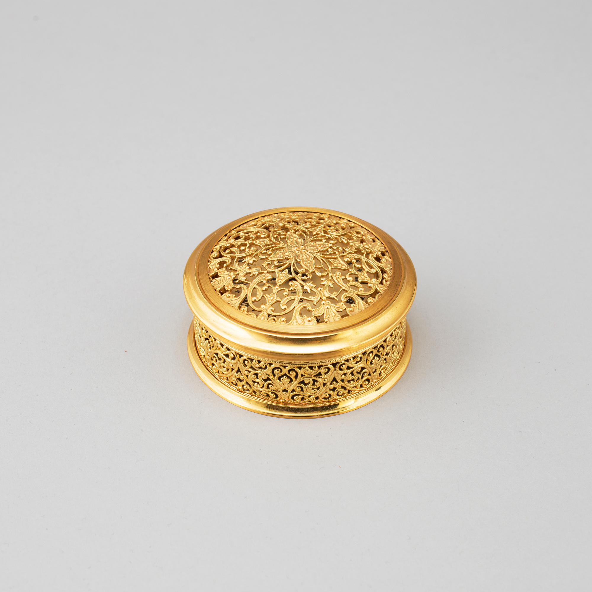 Jaeger "Recital" No. 106 Alarm Clock, Switzerland, mid 20th century.