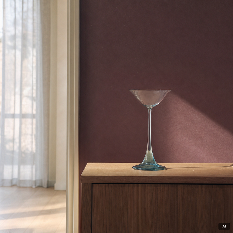 Nils Landberg, a tulip glass, Orrefors Expo, 1957.