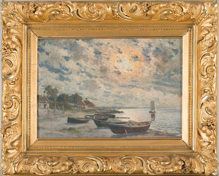 JOHAN ERICSON, oil on cvanvas, signed.