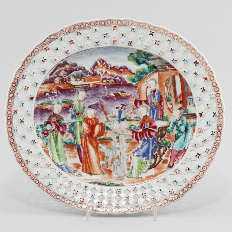FAT, porslin, Kina, 1800-tal.