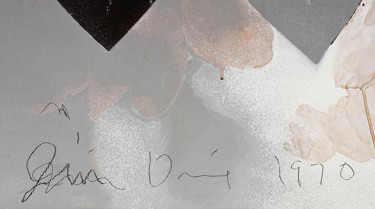 JIM DINE, screentryck på kartong, sign o dat 1970.